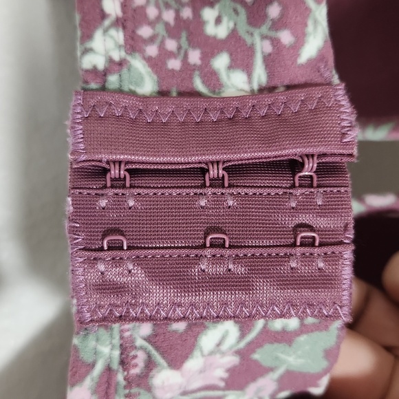 Lucky Brand Floral Mauve Bra 42D - Picture 5 of 8